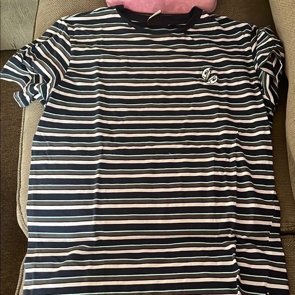 Striped T-Shirt - Black and White - Picture 1 of 2